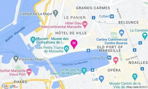 Localisation Restaurant  La Perle du Vieux Port