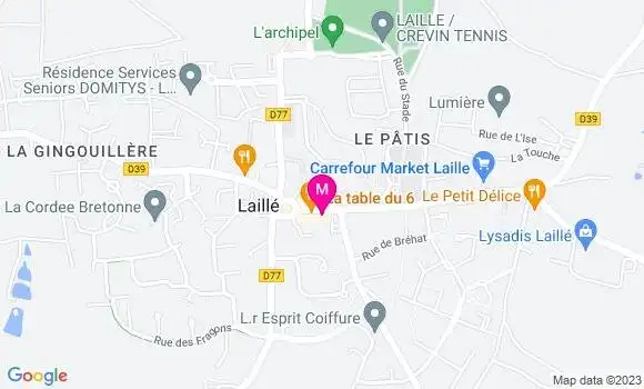 Localisation Restaurant  Le Point du Jour