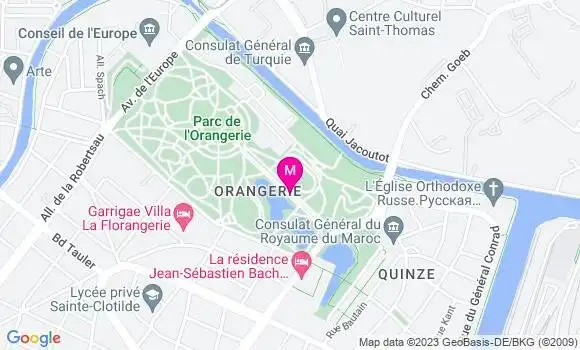 Localisation Restaurant  Le Jardin de l