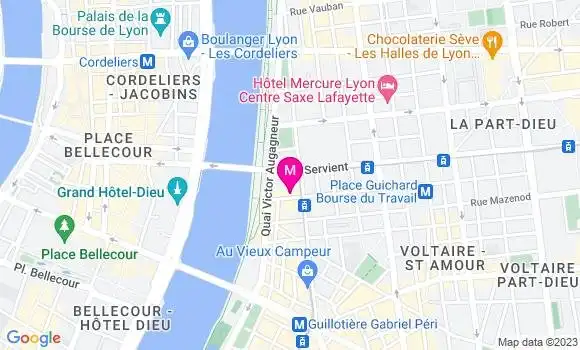 Localisation Restaurant  Le Bouchon des Berges