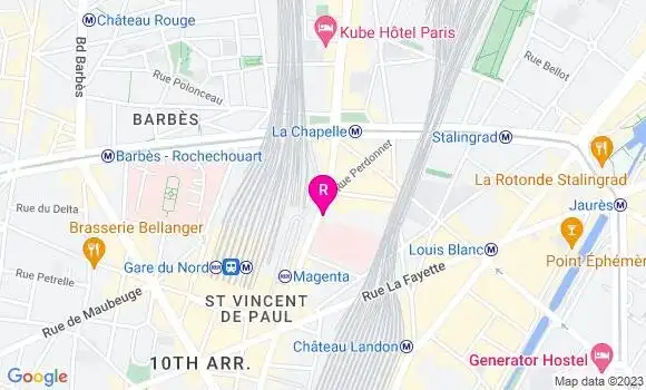 Localisation Restaurant  Shalini