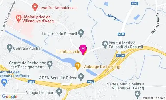 Localisation Restaurant  L