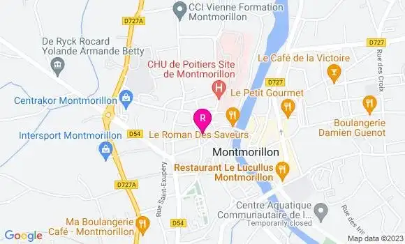 Localisation Restaurant Bar De la Trappe aux Livres