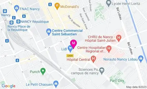 Localisation Restaurant Bar Le Bar des Vedettes