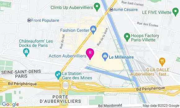 Localisation Restaurant  Chez Mina