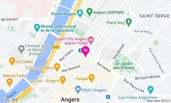 Localisation Restaurant  Mets et Vins