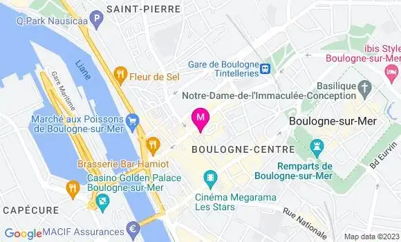 Localisation Restaurant  Le Marivaux