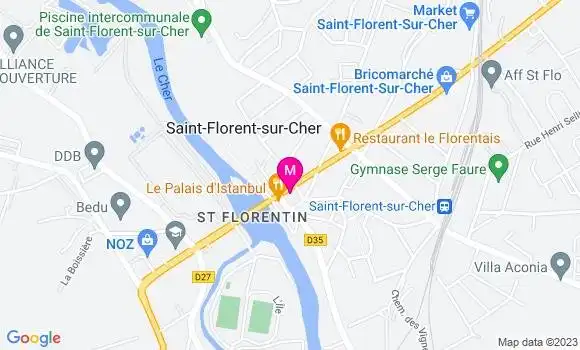 Localisation Restaurant  Café de la Ville