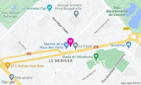 Localisation Restaurant  La Meida du Marché