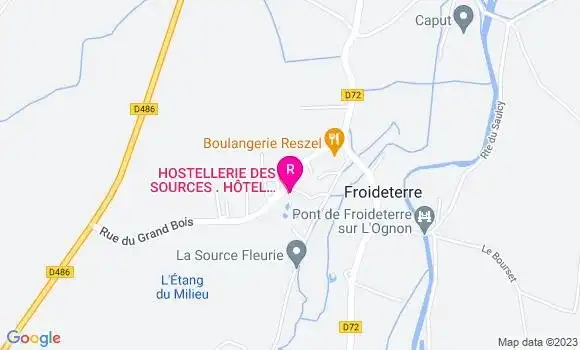 Localisation Restaurant Hôtel San Val Eau