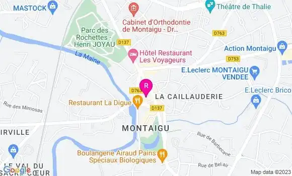 Localisation Restaurant  5 Bis