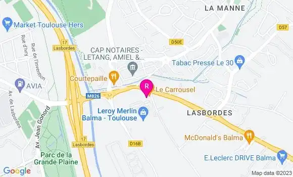 Localisation Restaurant  Le Carrousel