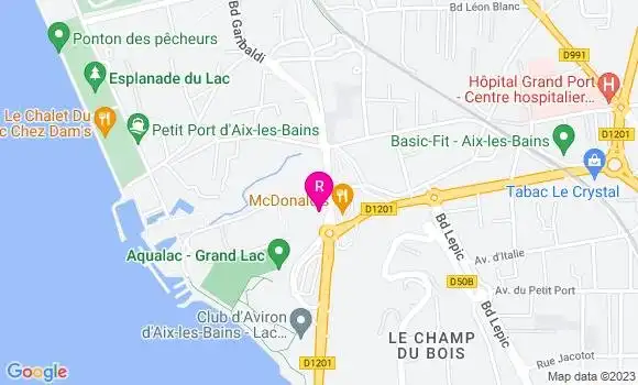 Localisation Restaurant  Le Poker Bowl