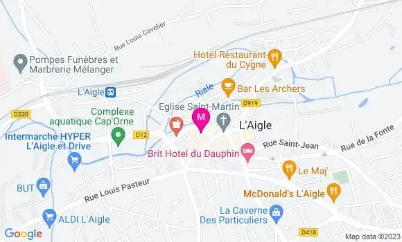 Localisation Restaurant  Le Café Piazza