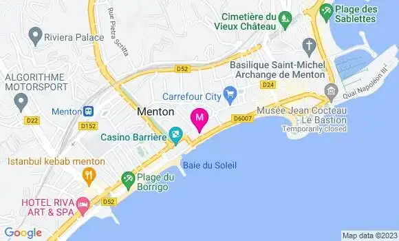 Localisation Bistrot du Soleil