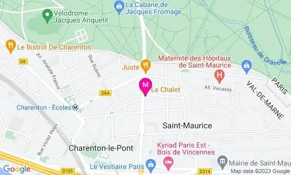 Localisation Restaurant  Le Chalet