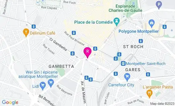 Localisation Restaurant  Cargo