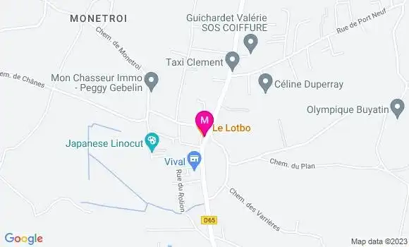 Localisation Restaurant  Le Lotbo