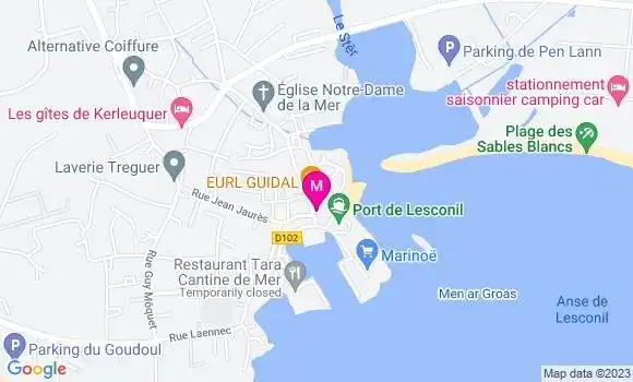 Localisation Crêperie Le Quincy