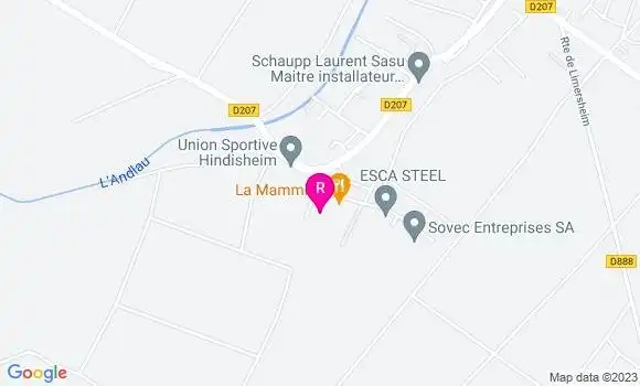 Localisation Pizzeria La Mammina