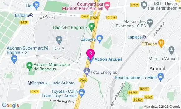 Localisation Restaurant  La Croix d