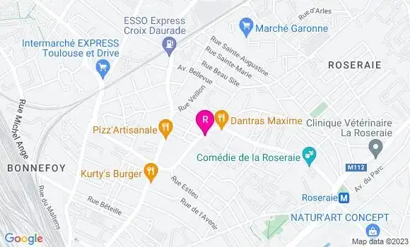 Localisation Restaurant  Le Brazza