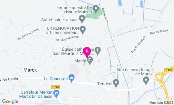 Localisation Le Bistrot de la Place