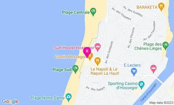 Localisation Restaurant  La Maison Blanche