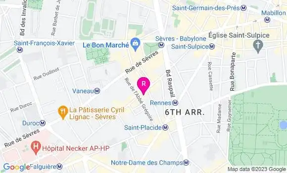 Localisation Restaurant  Sauvage
