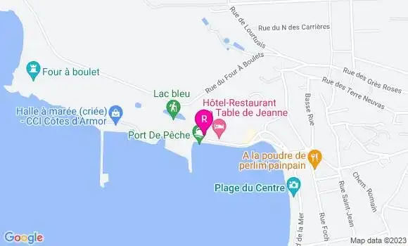 Localisation Restaurant  Quai Ouest