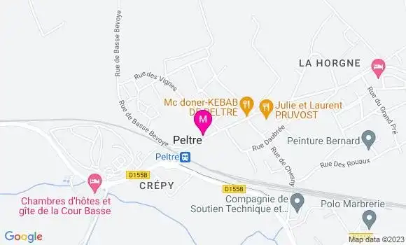 Localisation Bistrot Bistro de Vincent