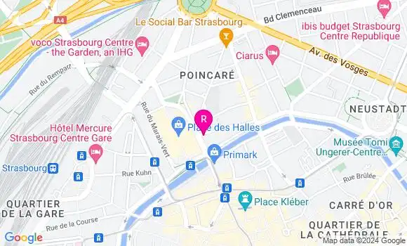 Localisation Restaurant  Streeat