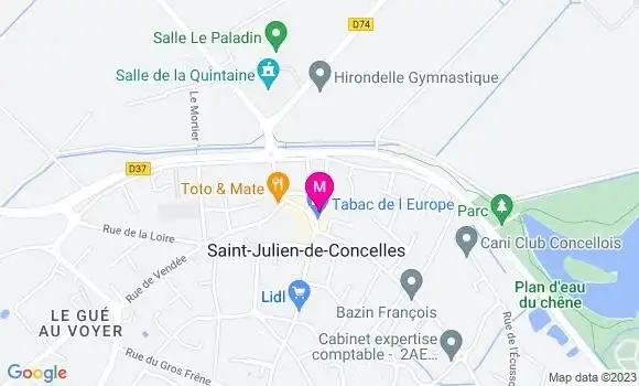 Localisation Brasserie de l
