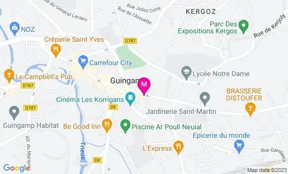 Localisation Restaurant  Le Pape Cecile