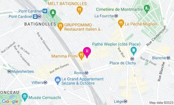 Localisation Restaurant  A l