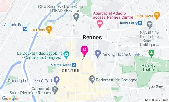 Localisation Pizzeria La Pimprenelle