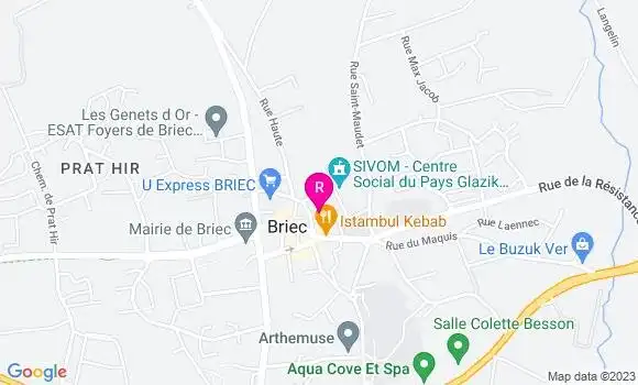 Localisation Crêperie Katherinette et Cie