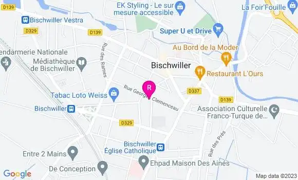 Localisation Restaurant Bar Efes