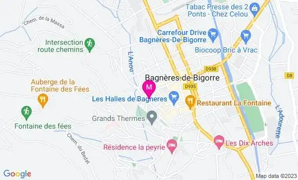 Localisation Restaurant Gastronomique Le Jardin des Brouches