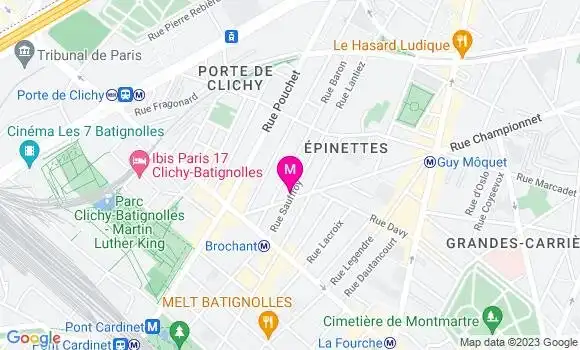 Localisation Restaurant Africain La Doyenne