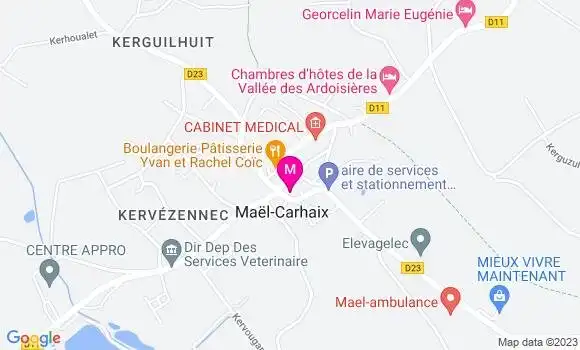 Localisation Restaurant  Le Relais des Sources