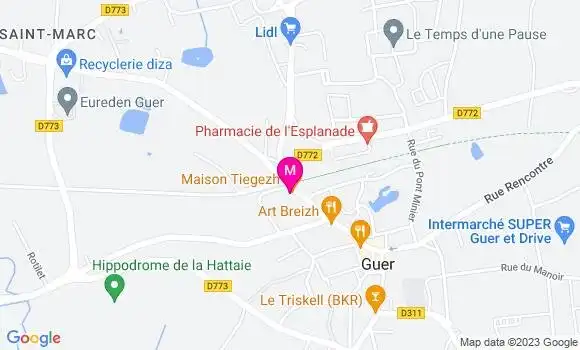 Localisation Auberge Maison Tiegezh