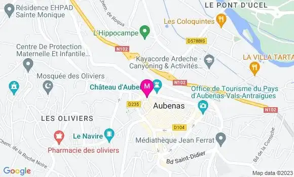 Localisation Pizzeria du Dôme
