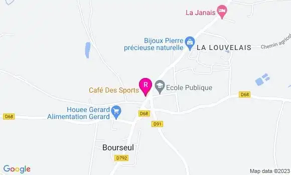 Localisation Café des Sports