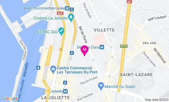 Localisation Restaurant  La Corsoise