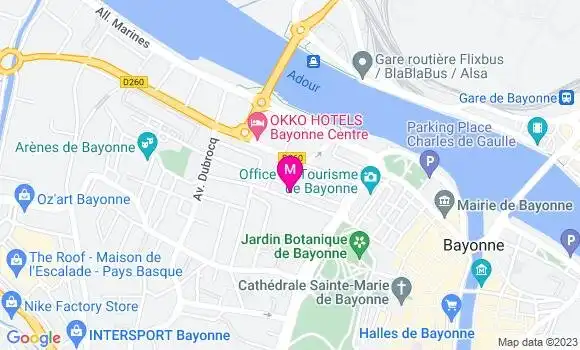 Localisation Restaurant  Aux Delices de Foch