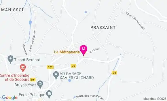 Localisation Restaurant  Le Serpolet