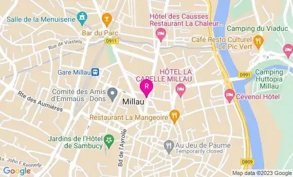 Localisation Brasserie Le Club