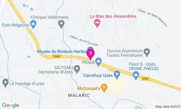 Localisation Auberge d