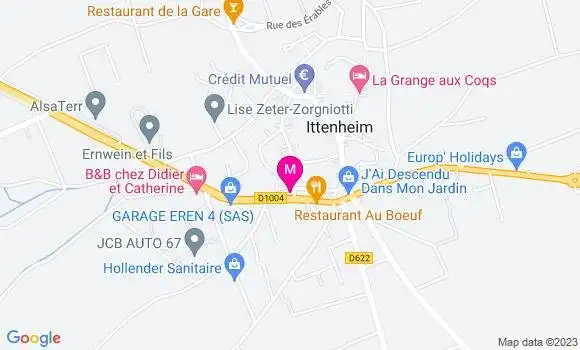Localisation Restaurant Italien Le Bistrot Italien